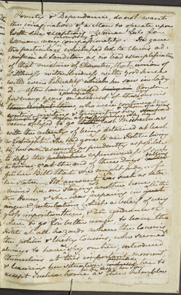 Image for page: b1-31 of manuscript: sanditon
